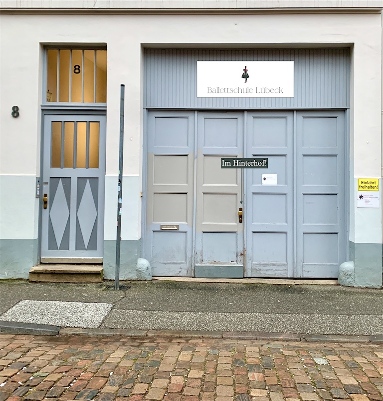 Eingang Ballettschule Luebecksmalln